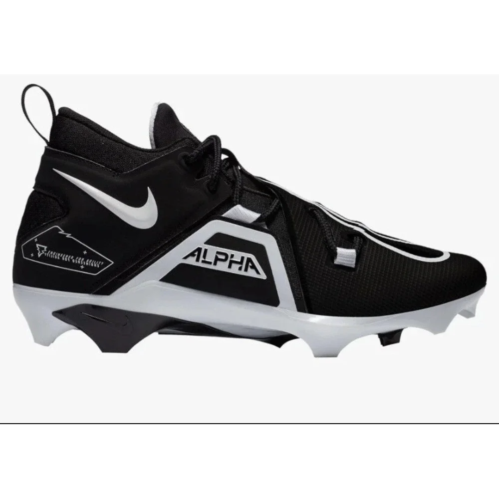 Nike Mens 12.5 WIDE Alpha Menace Pro 3 PE Mid‎ Football Cleats Black DH3292-001